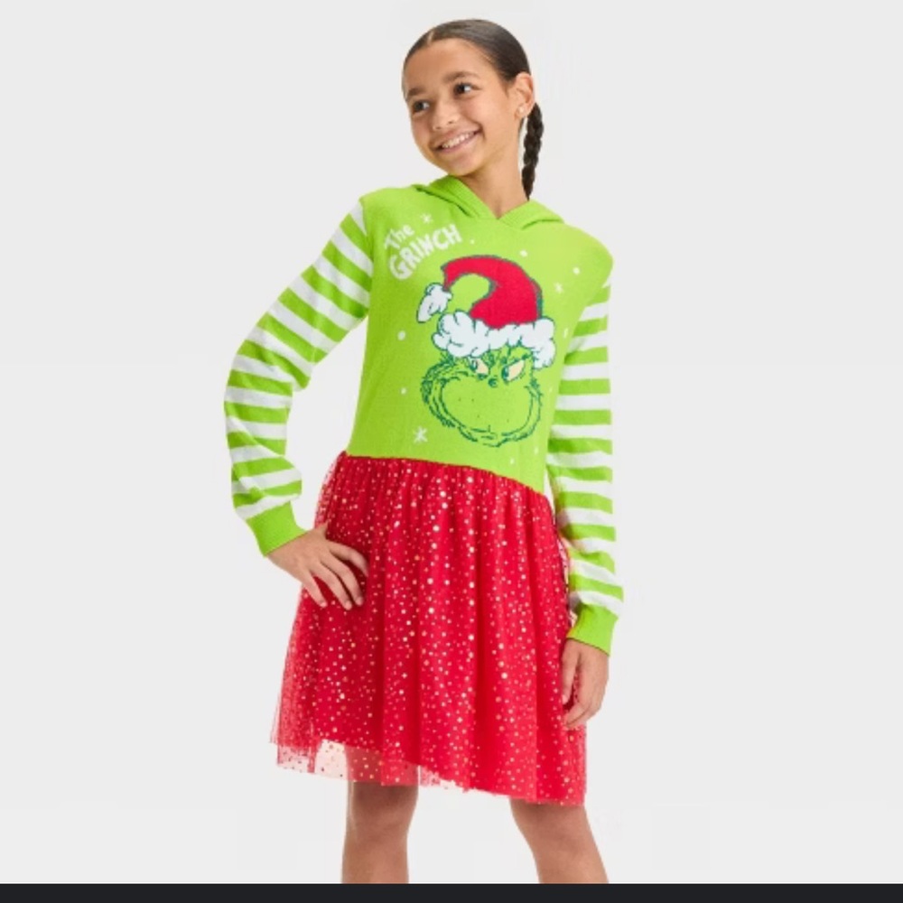 The Grinch Kids Costume - Green and Red